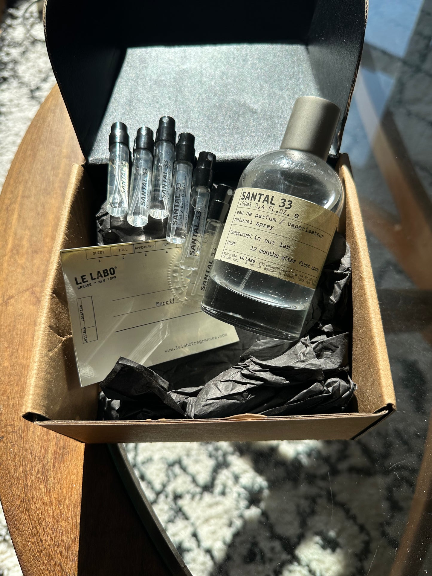 £4.25  Le labo Santal 33 1.5ml 3ml 4.5ml
