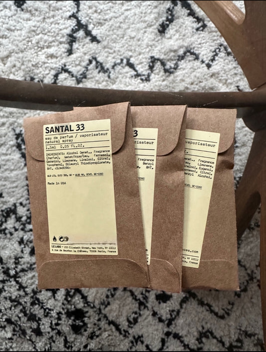 £4.25  Le labo Santal 33 1.5ml 3ml 4.5ml